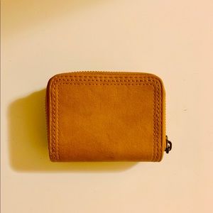 Mustard colored wallet